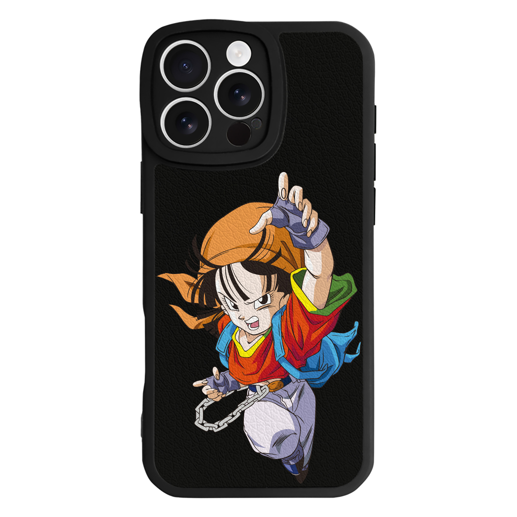 （画像用） ドラゴンボール パン DRAGON BALL Pan 【iPhone 16シリーズ対応】シリコンスマホケース（レザー調） 材質：シリコン